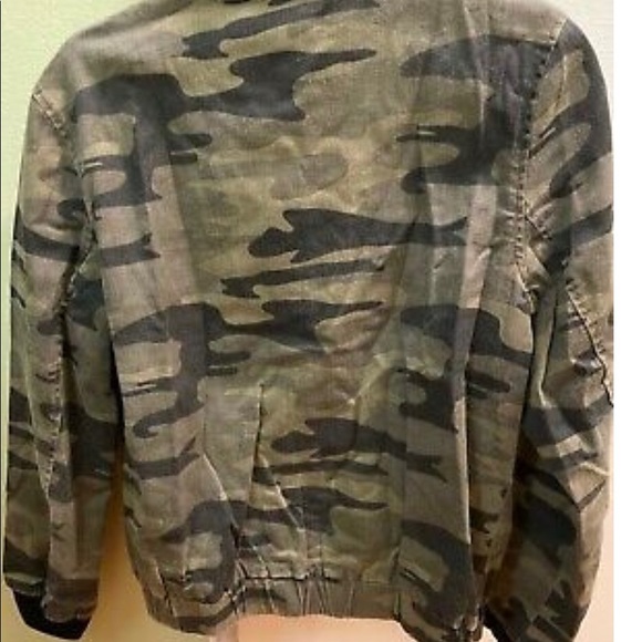 Zara Basic Dept Denim Z1975 Camo Jacket Size M - Picture 4 of 4
